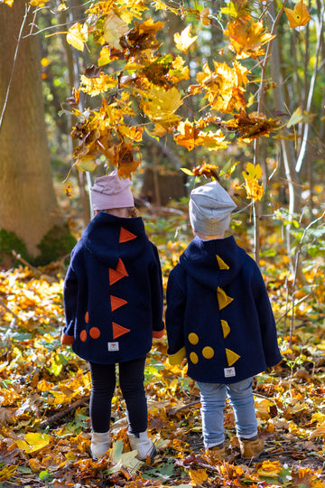 Walkjacke Dino bis Gr. 104 - Milli Wonka